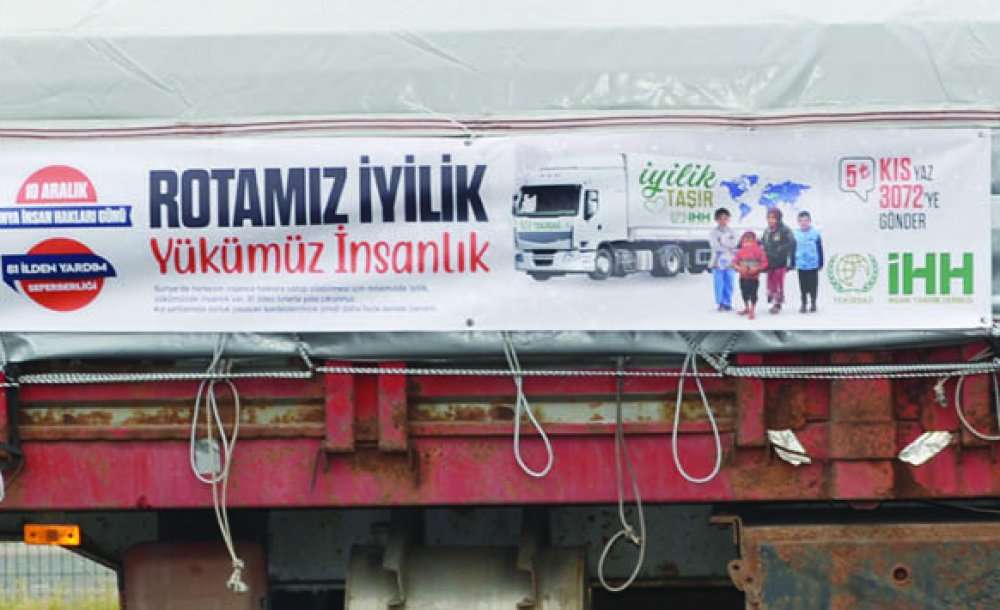 Mazlumlar İçin Yardım Tir'ı Yola Çıktı  