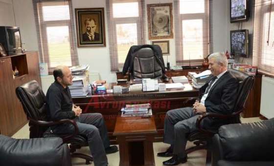 Çorlu İlçe Milli Eğitim Müdürü İsmail Bağlar'dan Veda Ziyareti  