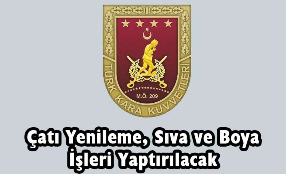 Çatı Yenileme, Sıva Ve Boya Işleri Yaptırılacak