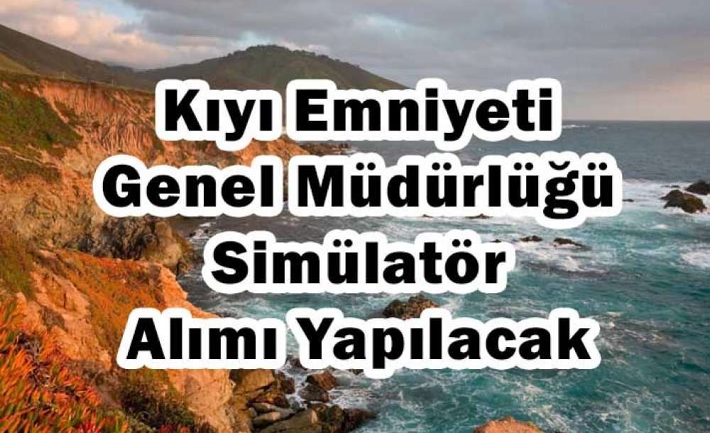 Simülatör Alımı Yapılacak