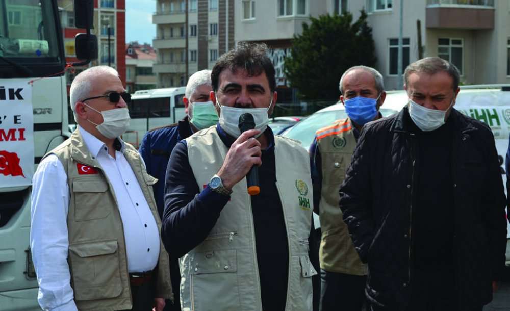 İhh'nın Yardım Tırı Yola Çıktı 
