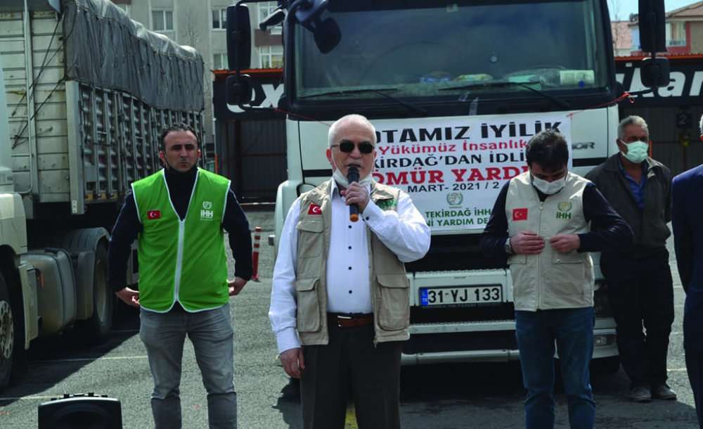 İhh'nın Yardım Tırı Yola Çıktı 