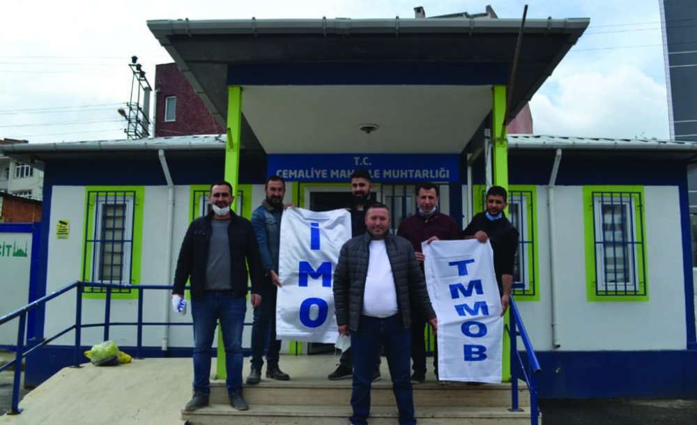 İnşaat Mühendisleri Odası 310 Adet Gıda Kolisi Dağıttı 
