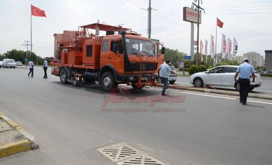 Çorlu Belediyesi'nden Şerit Çalışması