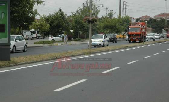 Çorlu Belediyesi'nden Şerit Çalışması