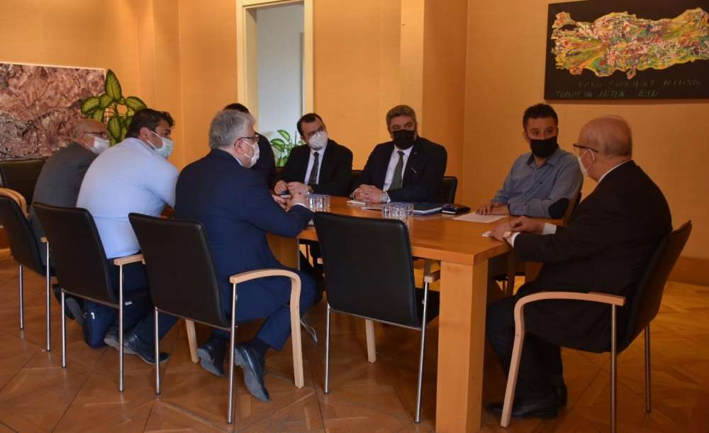 Çorlu'da Devam Eden Çalışmaları Yerinde İnceledi 
