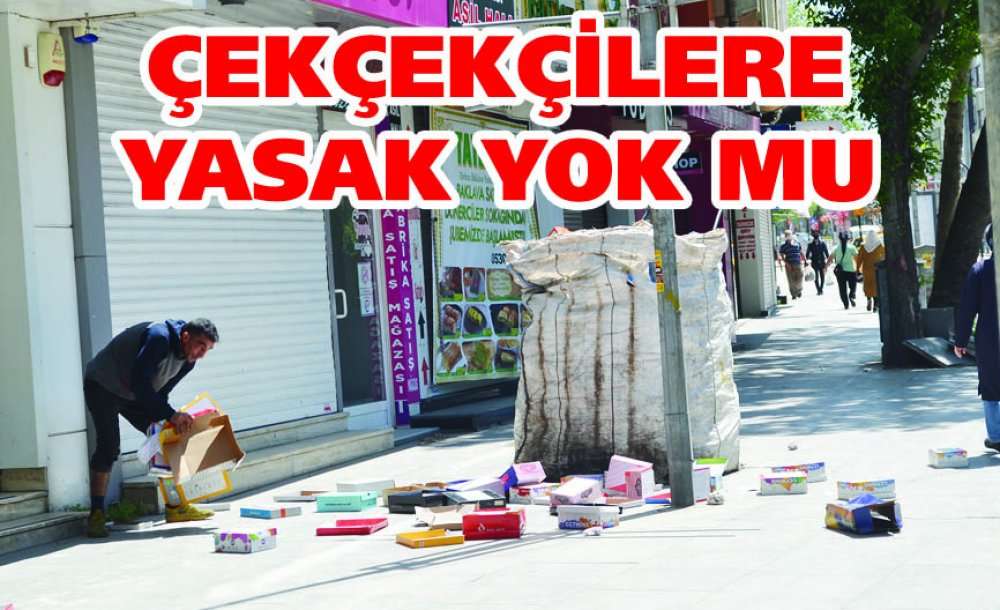Çekçekçilere Yasak Yok Mu?