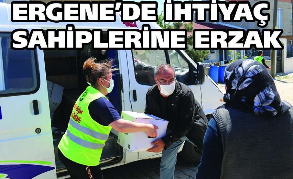 Ergene'de İhtiyaç Sahiplerine Erzak