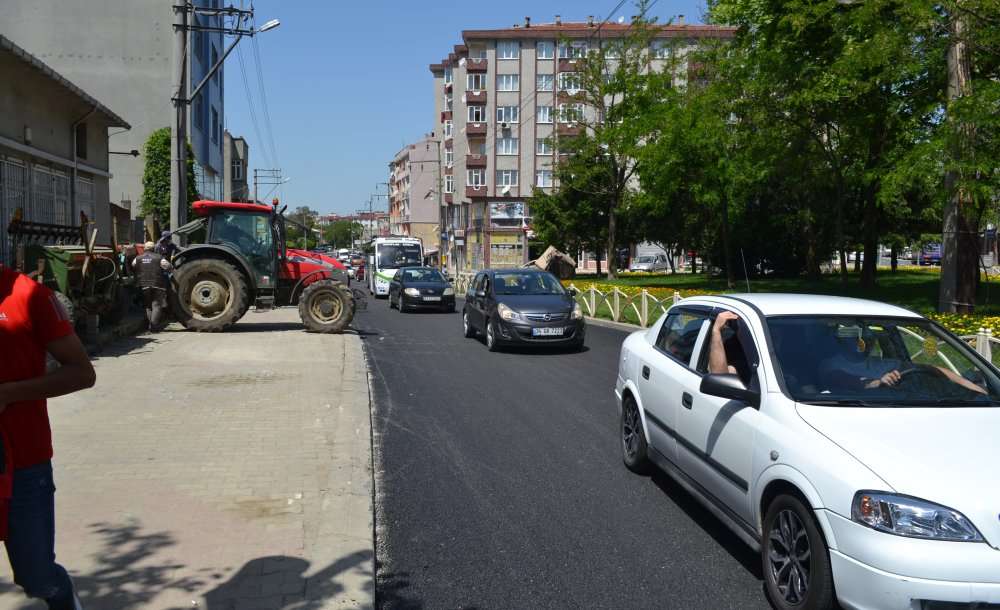 Çalışmaların Sona Ermesiyle Yol Trafiğe Açıldı 