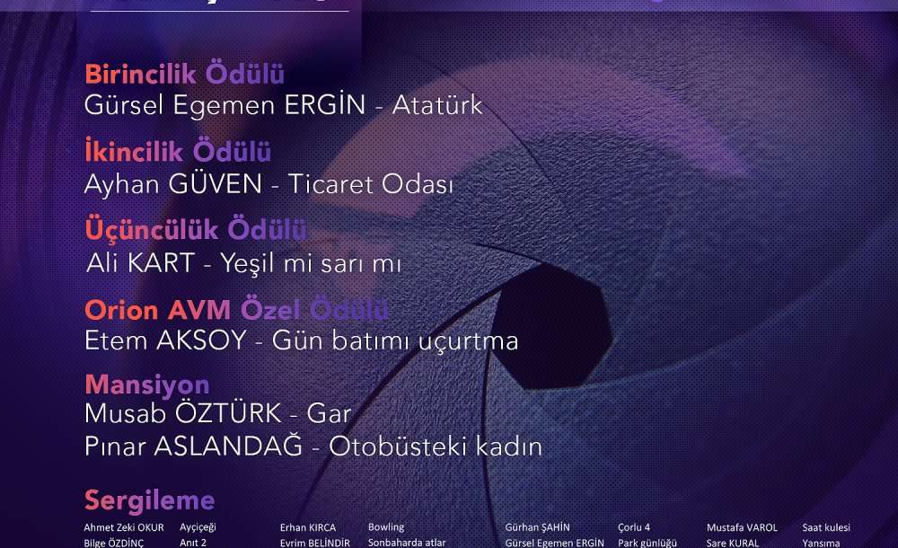 Fotoğraf Yarışması Sonuçlandı
