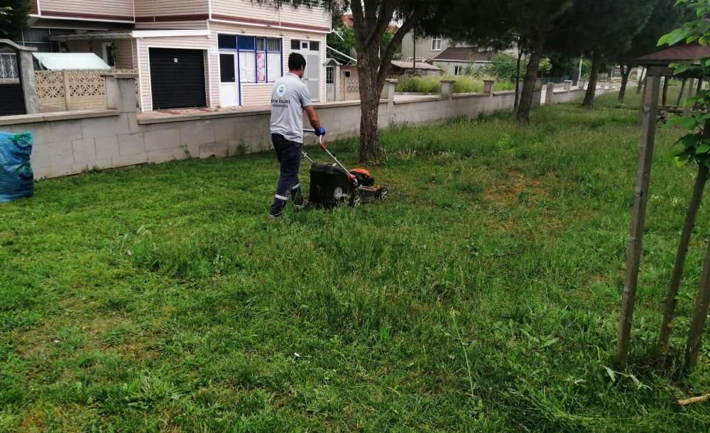 Ergene'de Parklar Güzelleştiriliyor 