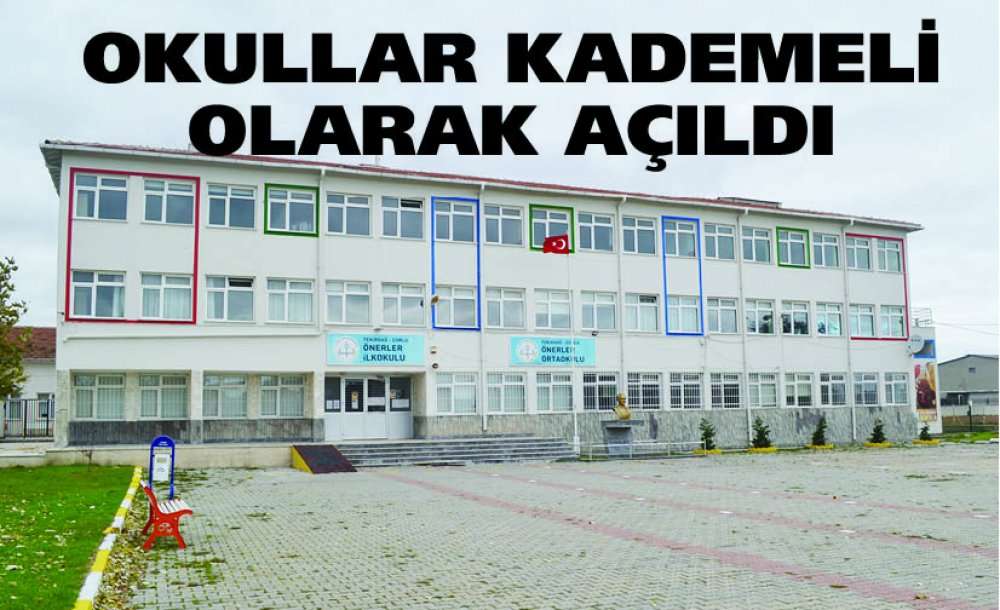 Okullar Kademeli Olarak Açıldı 
