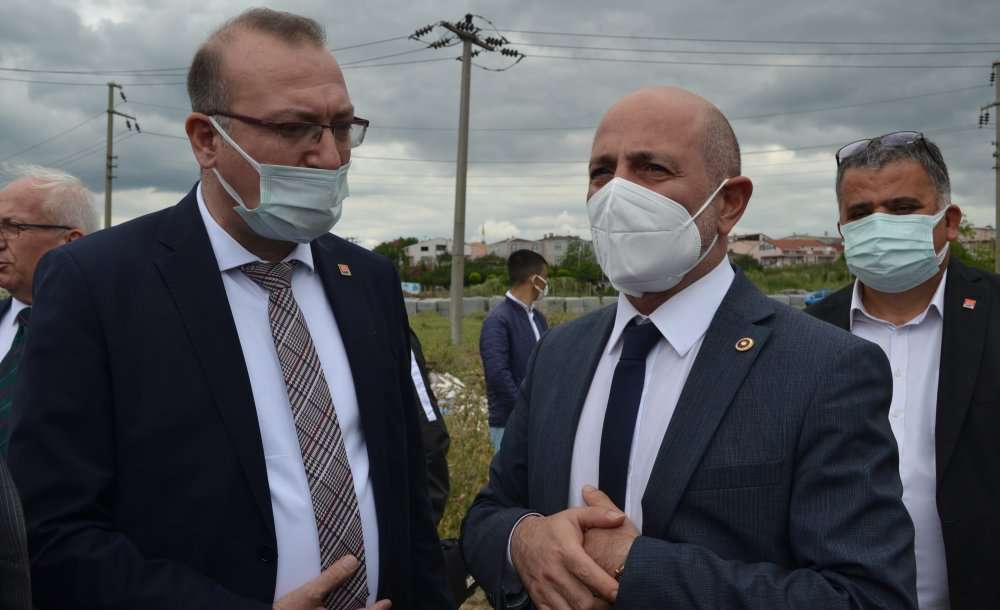 Chp Genel Başkan Yardımcısı Ali Öztunç Ergene Nehri Kenarından Seslendi:  “Türkiye'de Çevre Katliamı Yaşanıyor”