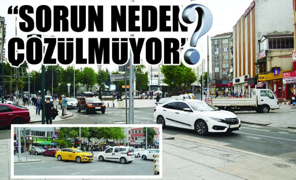 Akıncılar Caddesi'nde Düzenleme İsteyen Vatandaşlar Belediyeye Böyle Tepki Gösterdi:  “Sorun Neden Çözülmüyor?”