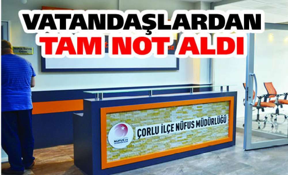 Nüfus Müdürlüğü'nün Yeni Görüntüsü Vatandaşlardan Tam Not Aldı