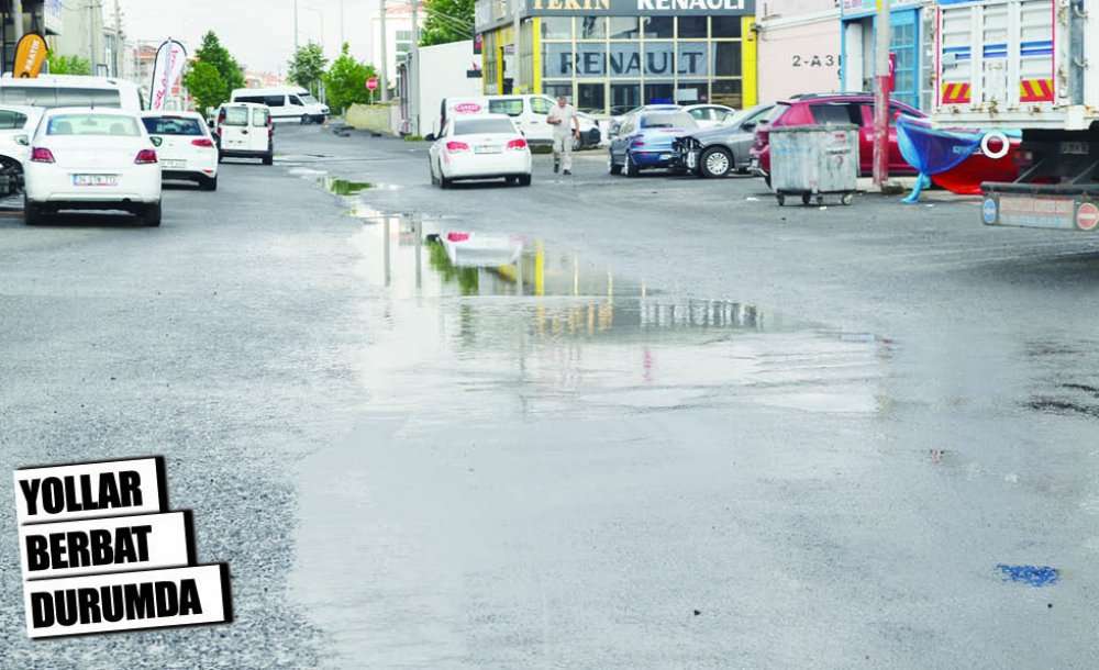Yollar Nedeniyle Araçlar Sanayiden Çıkamıyor 