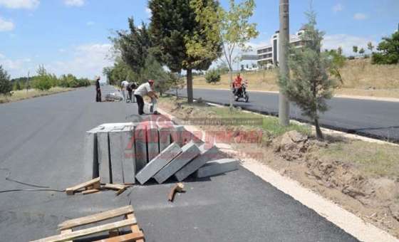 Yeni Sanayi Sitesi'nde Yol Yapımı Sürüyor