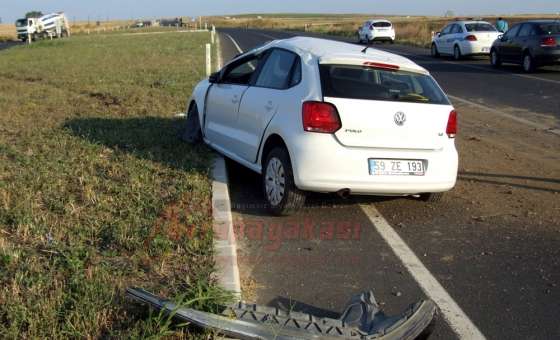 Çorlu`da Kaza 2 Yaralı