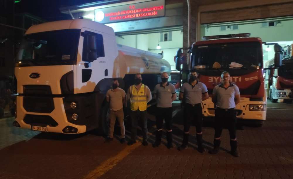 Büyükşehir, Çorlu Ve Ergene Belediyeleri Yardıma Koştu