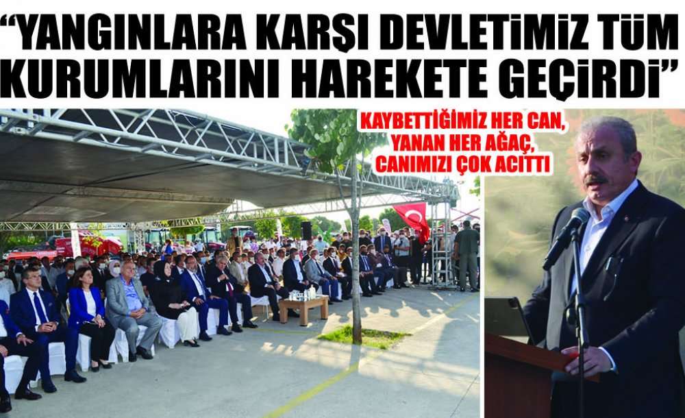 “Yangınlara Karşı Devletimiz Tüm Kurumlarını Harekete Geçirdi”