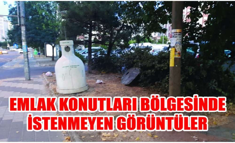 Emlak Konutları Bölgesinde İstenmeyen Görüntüler 