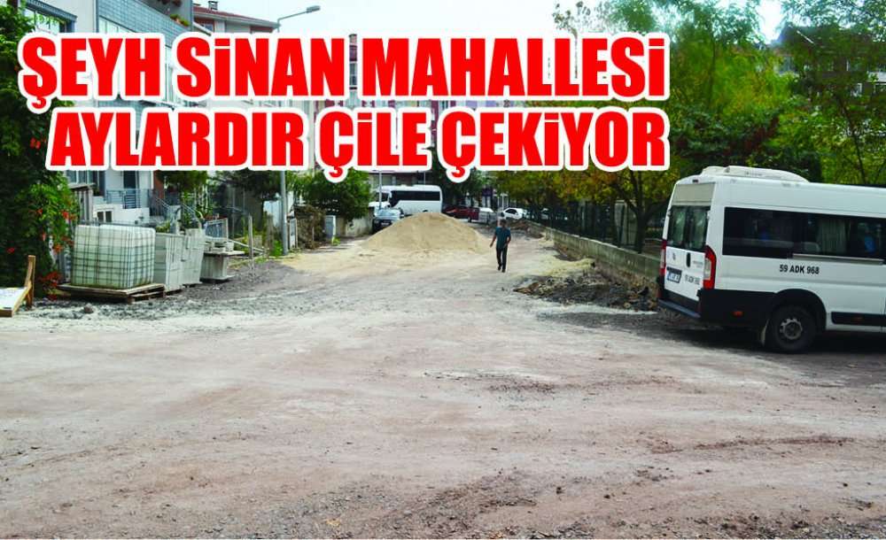 Şeyh Sinan Mahallesi Aylardır Çile Çekiyor