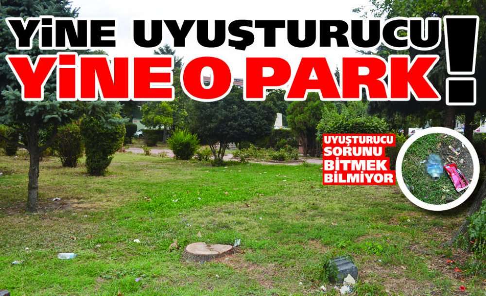 Yine Uyuşturucu Yine O Park!