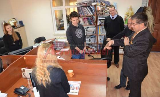 Kaymakam Doğan'dan Gazetemize Ziyaret  