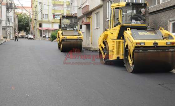 Çorlu Belediyesi`nin Asfaltlama Çalışmaları Devam Ediyor