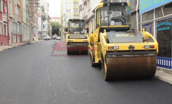 Çorlu Belediyesi`nin Asfaltlama Çalışmaları Devam Ediyor
