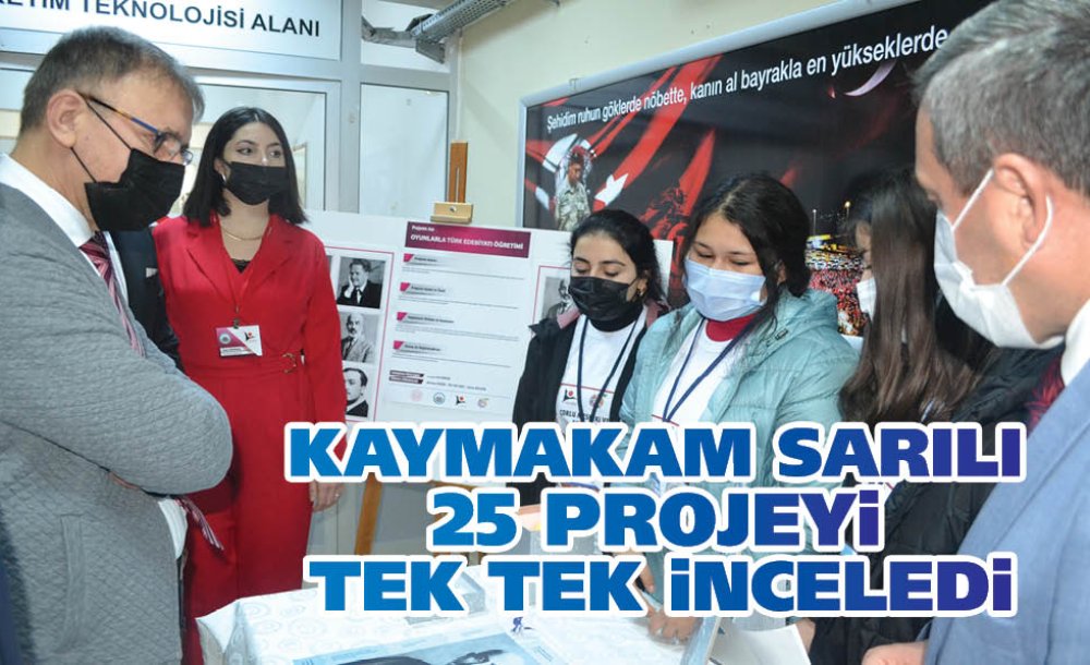 Kaymakam Sarılı 25 Projeyi̇ Tek Tek İnceledi̇ 