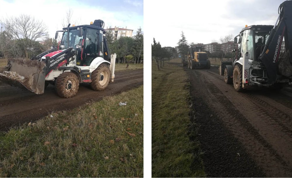 Tema Parkı'nda Yürüyüş Yolları Düzenlendi 
