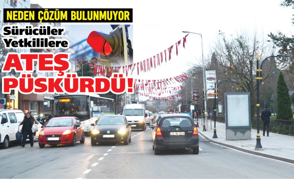 Sürücüler Yetkililere Ateş Püskürdü!
