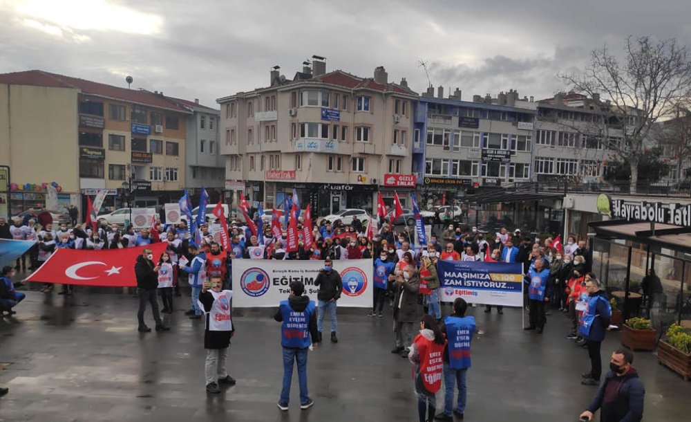 Eğitim İş Sendikası İş Bırakma Eylemi Yaptı 