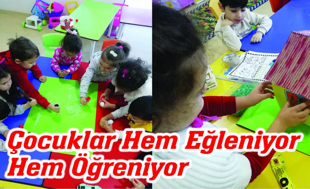 Çocuklar Hem Eğleniyor Hem Öğreniyor