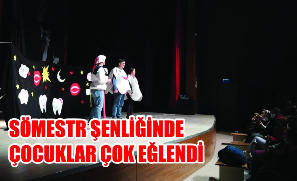 Sömestr Şenliğinde Çocuklar Çok Eğlendi