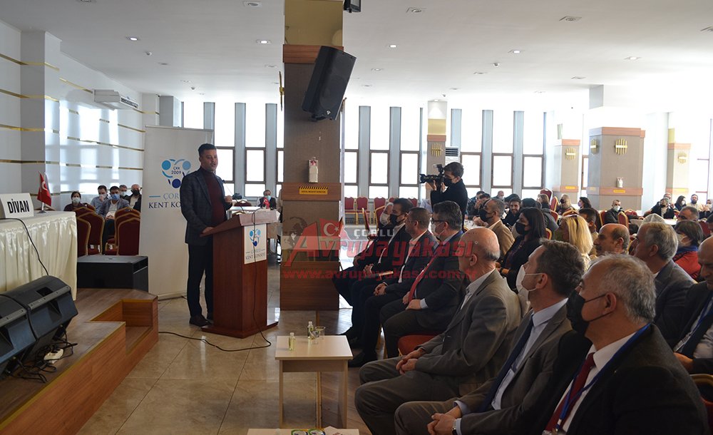 Çorlu Kent Konseyi'nin Genel Kuruluna Yoğun Katılım