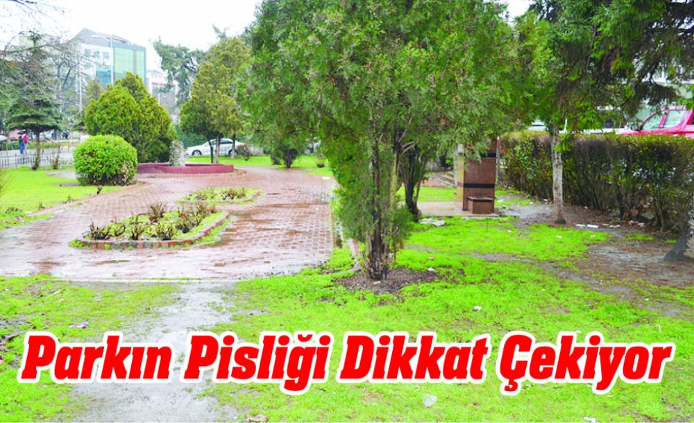 Parkın Pisliği Dikkat Çekiyor 