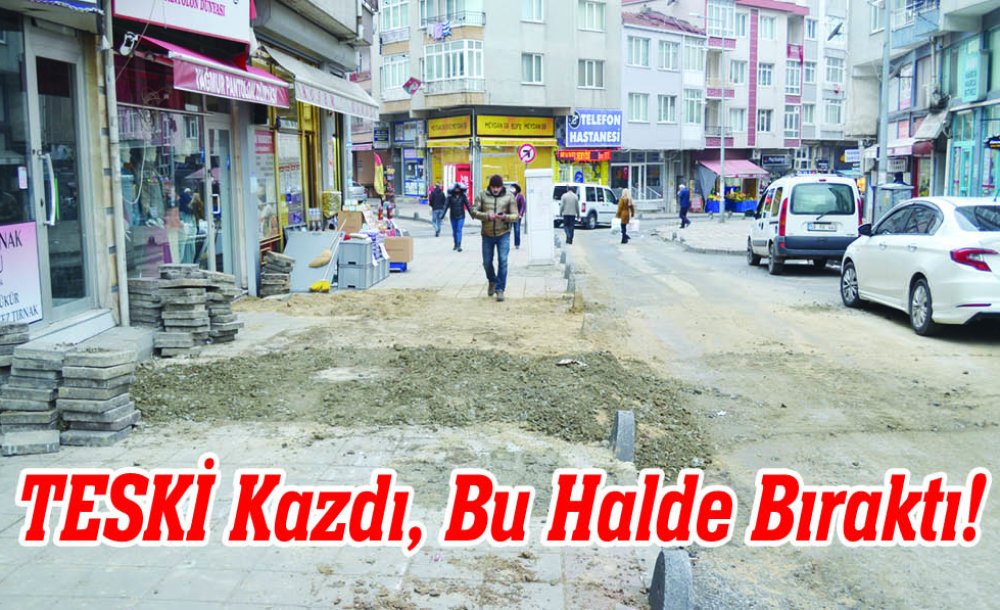 Teski̇ Kazdı, Bu Halde Bıraktı!