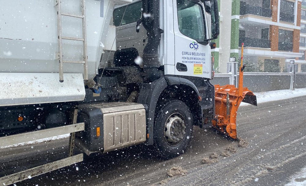 Çorlu'da Kara Kış 