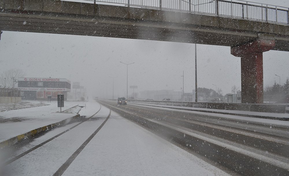 Çorlu'da Kara Kış 