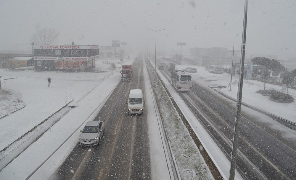 Çorlu'da Kara Kış 