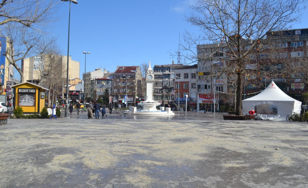 Havuz Yine Buz Tuttu