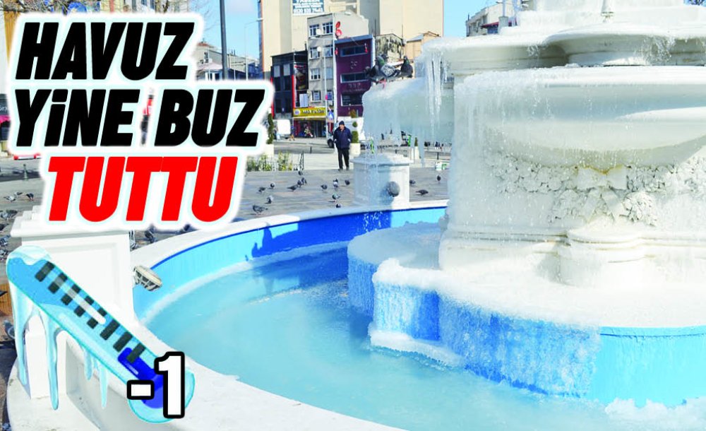 Havuz Yine Buz Tuttu 