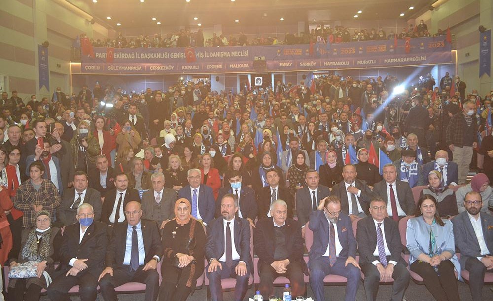 Binali Yıldırım Çorlu'da Coşkuyla Karşılandı