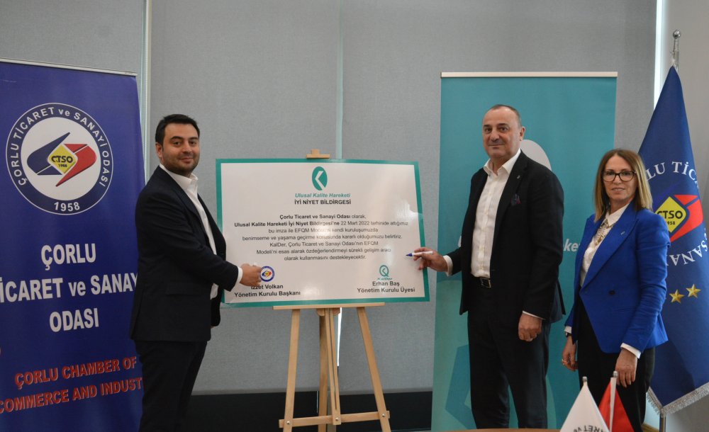 Çorlu Tso Avrupa Kalite Ödülü Sürecini Başlattı