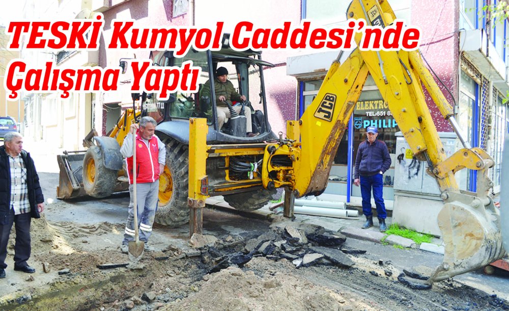 Teski̇ Kumyol Caddesi'nde Çalışma Yaptı 