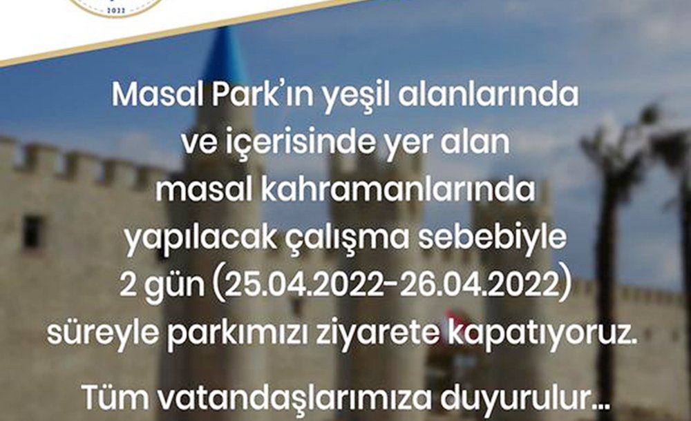 Masal Park Açıldığı Gibi Kapandı