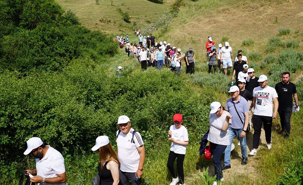 Çukurçengel'de Doğa Yürüyüşü Yapıldı 