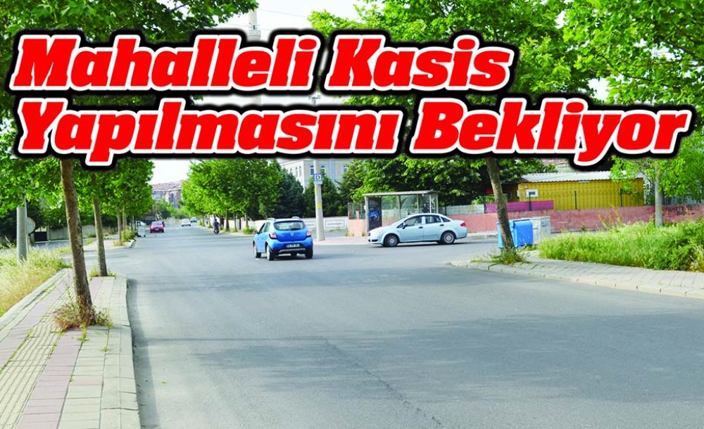 Mahalleli Kasis Yapılmasını Bekliyor